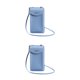 thumbnail image 3 of Guardurnaity Cartera de mujer de Color sólido de gran capacidad tarjetero bolsillo para monedas compartimento para efectivo bolso de teléfono Azul 2piezas, 3 of 6