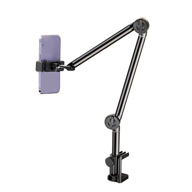 Soporte para Teléfono Móvil Lazy Soporte Universal para Teléfono Móvil en la Cama Brazo Mecánico de Secciones Base en Espiral A