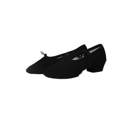 

Ritualay Womens Latin Dance Shoes Ballroom Salsa Tango Teaching Practice Dancing Shoes Kids Ballet Slipper Black-2 2Y