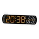 thumbnail image 3 of Reloj despertador digital Reloj digital Fácil de leer Pantalla LED multifuncional Escritorio Amarillo, 3 of 9