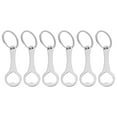 thumbnail image 1 of SHISUYAN 6pcs Trolley Tokens Key Ring Metal Small Tokens Shopping Cart Tokens Portable Cart Tokens, 1 of 8