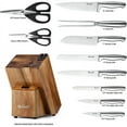 thumbnail image 4 of McCook MC35 11-Piece Kitchen Cutlery Knife Block Set with Built-in Sharpener Stainless Steel, 4 of 6