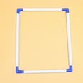 thumbnail image 3 of MasteelfCA 1Pc Square Embroidery Frame Portable Cross Stitch Frame for Embroidery Quilting Needlepoint Random Color (Post-assembly Inner Diameter 35x45cm/13.8x17.7inch), 3 of 8