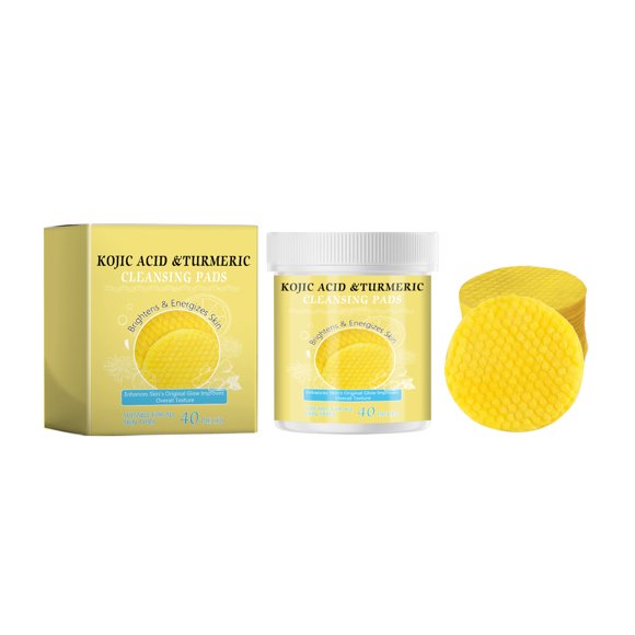 40PCS Kojic Pads Kojic Pads Cleansing Pads Face & Kojic Pads Cleansing Pads For Dark Pads Infused Foaming Exfoliating Pads 10ML