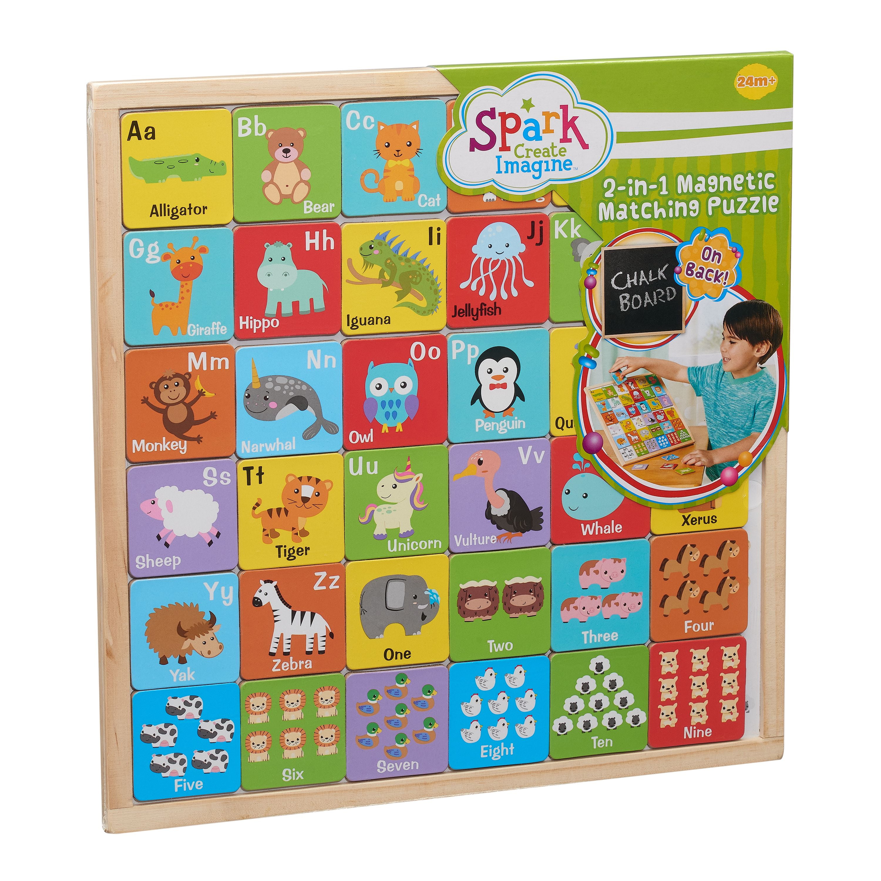 magnetic alphabet puzzle