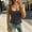 Gray, variant on IUYRTFE Women's Sleeveless Round Neck Tank Top Loose Fit Casual Summer Basic Vest