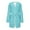 Blue, variant on Womens Long Sleeve Bathrobe Lightweight Plus Size Sleepwear Robe with Belt Casual Loose Ladies Loungewear Pink, 5XL