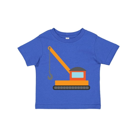Inktastic Kids Construction Crane Boys or Girls Toddler T-Shirt