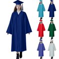 thumbnail image 1 of Gspmoly Robe pour Femmes, Robe à Manches Longues pour Femmes Robe à Couleur Unie à Col Rond Robes de Soirée pour Femmes Cadeaux de Vacances, 1 of 5