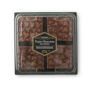 Marketside Triple Chocolate Brownie, 21 oz, 4 Count (Shelf Stable)