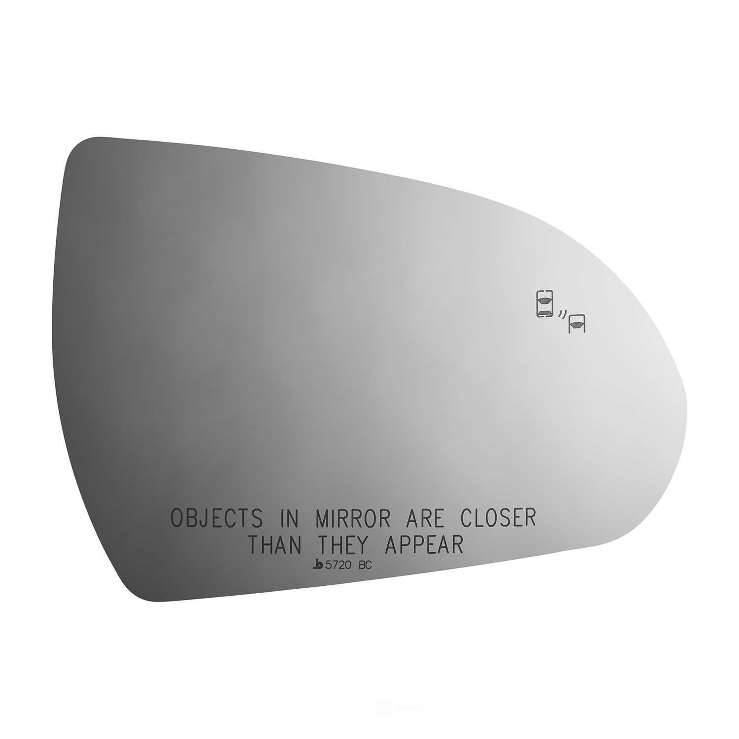 Burco Side View Mirror Replacement Glass - Clear Glass - 5720BC
