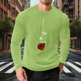 thumbnail image 4 of Ceisia Men Casual Fashion Print Round Neck Pullover Long Sleeve Sweatshirt Gift, 4 of 6