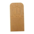 thumbnail image 1 of Abbracc 1PC Leather Craft Punching Positioning Calculation Ruler Clear Acrylic 175x85mm 4mm, 1 of 9