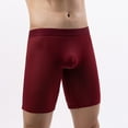 thumbnail image 5 of TNOBHG Men Breathable Briefs Men's Breathable Briefs Slim Fit High Elasticity Quick Drying Ice Silk Comfortable Fine Lines Smooth Breathable Elastic, 5 of 8