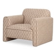 thumbnail image 3 of Moe's Home Collection Leo Accent Chair Fabric Taupe, 3 of 10