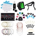 thumbnail image 1 of Kit de accesorios para guitarra LOMEVE Acoustic con cuerdas, afinador y más, 1 of 9