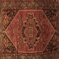 thumbnail image 1 of Ahgly Company Indoor Square Persian Brown Traditional Area Rugs, 7' Square, 1 of 4