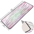 thumbnail image 2 of Dreamtimes Zebra Tiger Glitter Colorful Hallway Runner Rug 2'x6' Kitchen Rug with Rubber Backing Non Slip Entryway Rug Runner Washable Soft Area Rug for Hallway Bedroom Kitchen Decor, 2 of 6