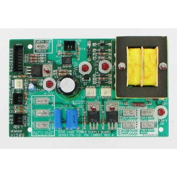 Restored CoreCentric Exercise Treadmill Power Board for Proform 127684 (Refurbished)