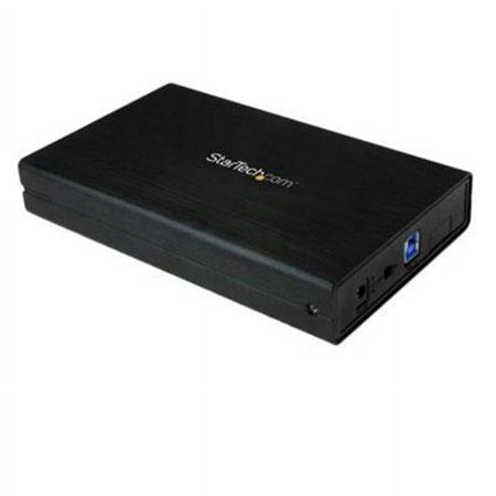 UPC: 0065030851732 | StarTech 3.5  USB 3.0 External SATA III Hard Drive Enclosure UASP Black S3510BMU33