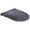 Dark Gray, variant on Bathroom Toilet Lid Cover, Microfiber Machine Washable Toilet Seat Covers, 18x19 inch, Fits Most Round, Elongated Lids, Accessories Decor