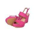 thumbnail image 4 of Women Platform Wedge Sandal - Peep Toe Wedge Heel - Slingback Heel Sandal - HK00 By Mark Maddux, 4 of 5