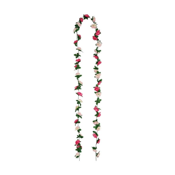 geerera Artificial Rose Vine, Silk Flower Garland for Wedding Decor, Home Accent, Thanksgiving Table Arrangement