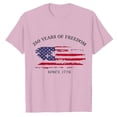 thumbnail image 2 of MuXiKeJi Clothes 250th Anniversary USA Shirts Womens United States 250th Anniversary T-Shirt America Flag Freedom Grace Graphic Tops, 2 of 3