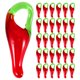 thumbnail image 1 of 100 mini chiles rojos de 20 mm para hacer joyas, cuentas de vidrio, collares, pendientes, llaveros, pulseras, colgantes de vegetales, 1 of 8