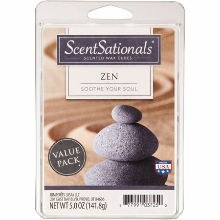 ScentSationals 5 oz Zen Scented Wax Melts, Value (Best Scentsy Scents 2019)