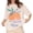 Orange, variant on Trendfront Womens Summer Crew Neck Short Sleeve Tops Fruit Graphic Pattern Printed Tees Casual Everyday Style Apparel T-Shirts