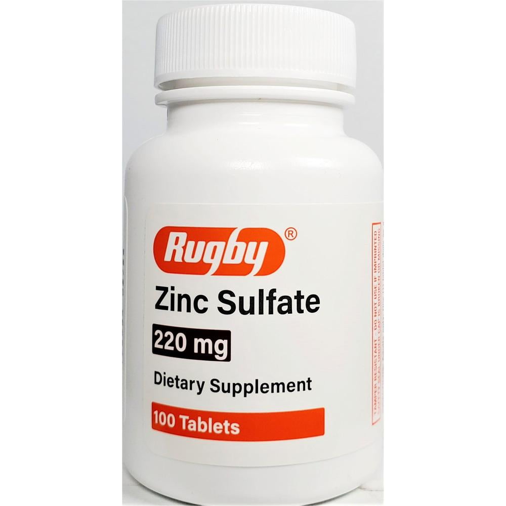 (pack of 3) zinc sulfate 220mg tablets