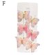 thumbnail image 4 of horquillas de mariposa arcoíris de colores para niñas, bonitas pinzas de aleación para el cabello, accesorios seguros y duraderos., 4 of 5
