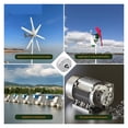 thumbnail image 5 of Nerator 800W 12V 24V 48V 3 Phase arless Permanent Magnet AC Alternators Use For Wind Water Turbine Engine ,Widely Use, 5 of 5