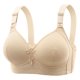 thumbnail image 1 of Gibobby Brasier deportivo para mujer Nuevo sujetador sexy de copa fina de jacquard grande con botonaduras y sin anillo de para mujer(Beige,36), 1 of 4