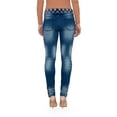 thumbnail image 2 of Bluberry Women's Slim Leg Elizabeth Medium Wash Indigo Denim Size 14, 2 of 3
