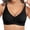 Black, variant on MVRLSH Sports Jelly Bras for Women No Underwire Wireless Full Coverage Breathable Airhole Design Underwear Strapless Bra