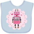 thumbnail image 3 of Inktastic Robotics Girl Robot Gear Girls Baby Bib, 3 of 4