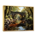 thumbnail image 2 of Designart "Beige Bridge Of History II" Architecture Floater Framed Canvas Wall Art, 2 of 7