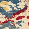 thumbnail image 1 of Ahgly Company Indoor Square Abstract Purple Abstract Area Rugs, 3' Square, 1 of 6
