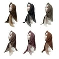 thumbnail image 4 of ROZYARD Lightweight Keffiyeh Head Scarf Shemagh Scarf Arabian Head Cover Print Headwrap, 4 of 10