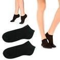 thumbnail image 6 of 12 Pairs Womens Ankle Socks Low Cut Fit Crew Size 9-11 Sports Black Footies, 6 of 7
