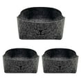thumbnail image 1 of Zootealy 3PCS Felt Storage Box Key Small Storage Basket DIY Foldable Office Desk Home Cute Dog Printed Sundries Organizer, 1 of 7