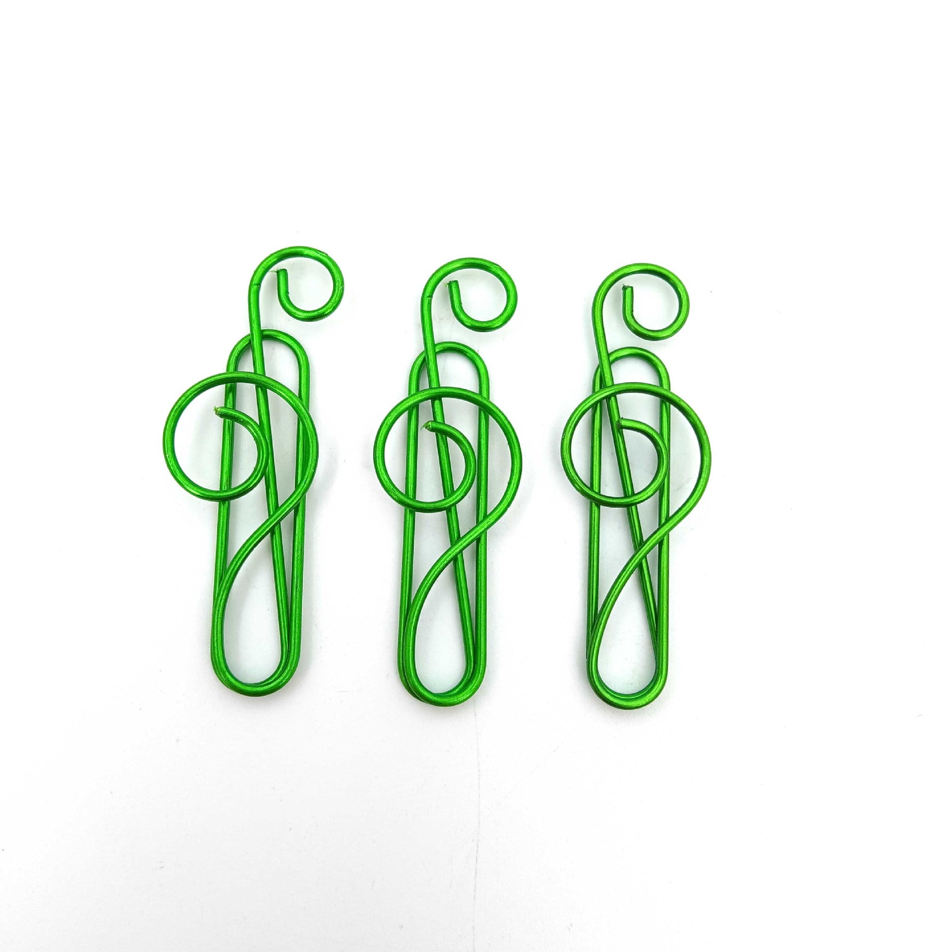 50PCS Cute Music Paper Clips Stainless Steel Musical Notes Style Paper Clips for Office School