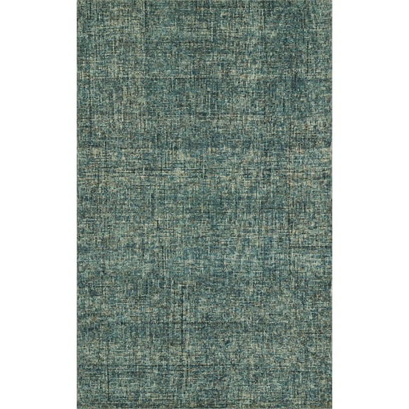 Berkley Reflections Area Rug CS5 Turquoise Monochrome Mottled 5' x 7' Rectangle