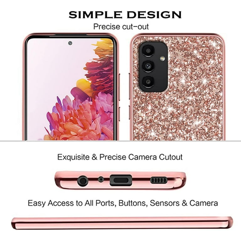 Compatible with Samsung Galaxy A54 Case Glitter, Ultra Slim Sparkly Samsung A54 Phone Case Cute with Silicone Shockproof Protective Bumper Cover for Women (Rose Gold) - Walmart.com Compatible with Samsung Galaxy A54 Case Glitter, Ultra Slim Sparkly Samsung A54 Phone Case Cute with Silicone Shockproof Protective Bumper Cover for Women (Rose Gold) - Walmart.com