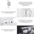 thumbnail image 4 of Mistaha Polaroid mini11/8/9/40 small daisy transparent shell case with shoulder strap, 4 of 6