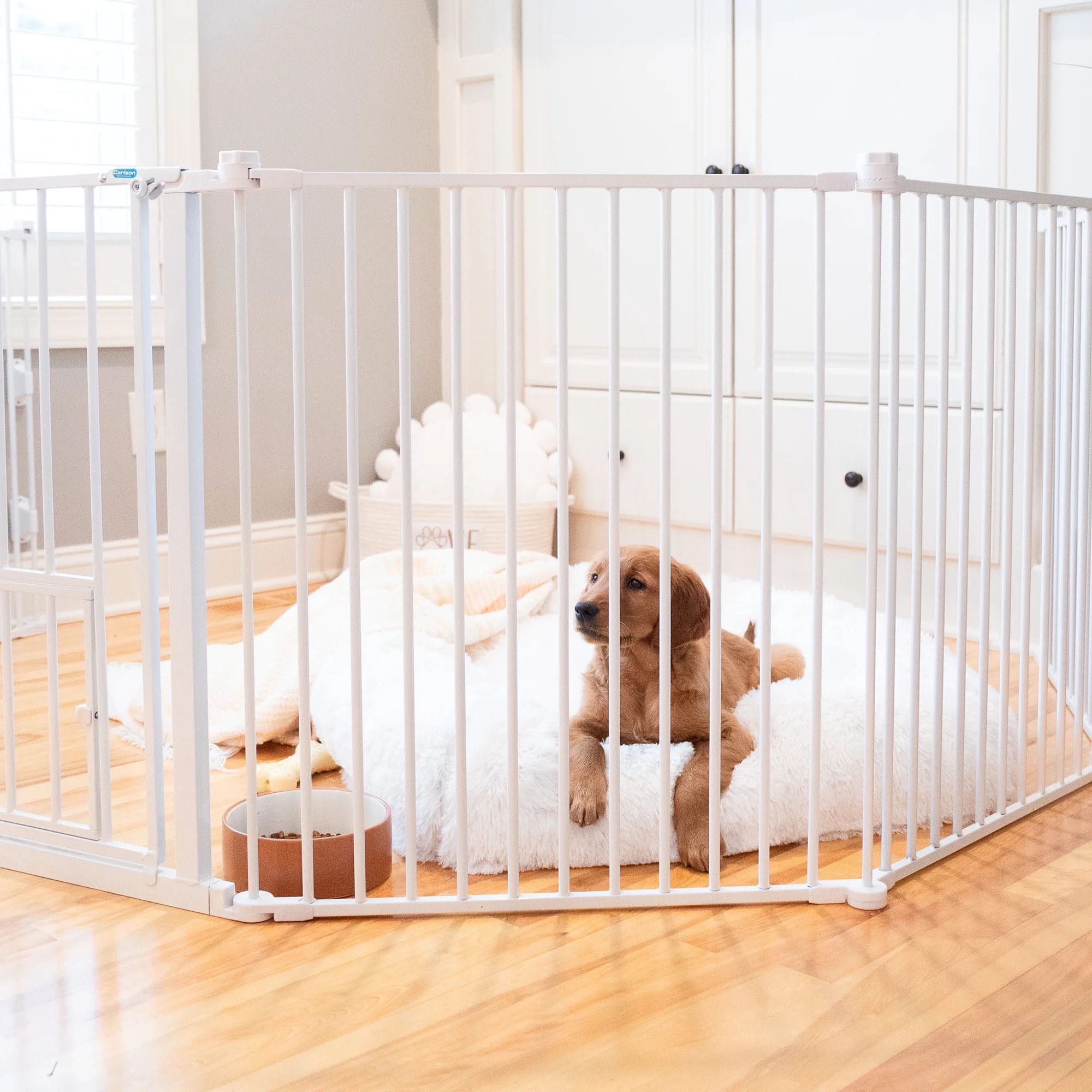Carlson Pet Products 2-in-1 Super Wide Pet Pen and Gate