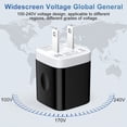 thumbnail image 6 of Type C Charger, Fast Charging Block USB Wall Charger with 10FT Type C Charging Cable USB C Cable, 2pcs USB A to USB C Cable with Dual Port Android Charger, USB Power Adapter USB Cube Charger[Black], 6 of 8