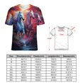 thumbnail image 2 of Cool Horse T-Shirt O Neck Retro Print Big Size T-Shirts Short Sleeve Tees Womens Pretty Design, 2 of 5